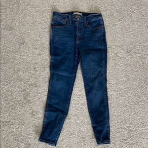 Madewell Skinny Blue Jeans Premium Denim